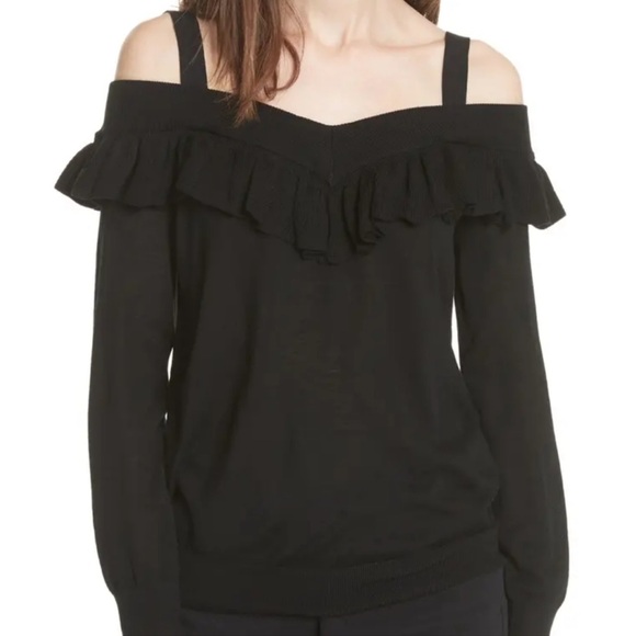 Maje Off the shoulder sweater - Picture 1 of 8